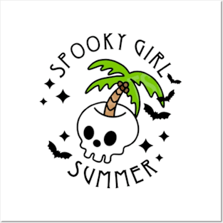 Spooky Girl Summer Posters and Art